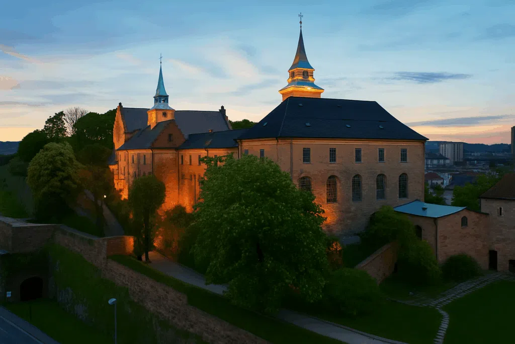 Eclairage de la Forteresse d'Akershus,